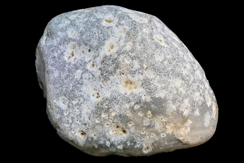 Offset Fortification Waterline Agate with a Crystal centre