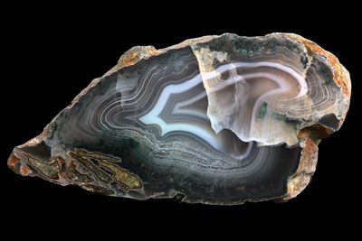 Bold Fortification Moss Agate