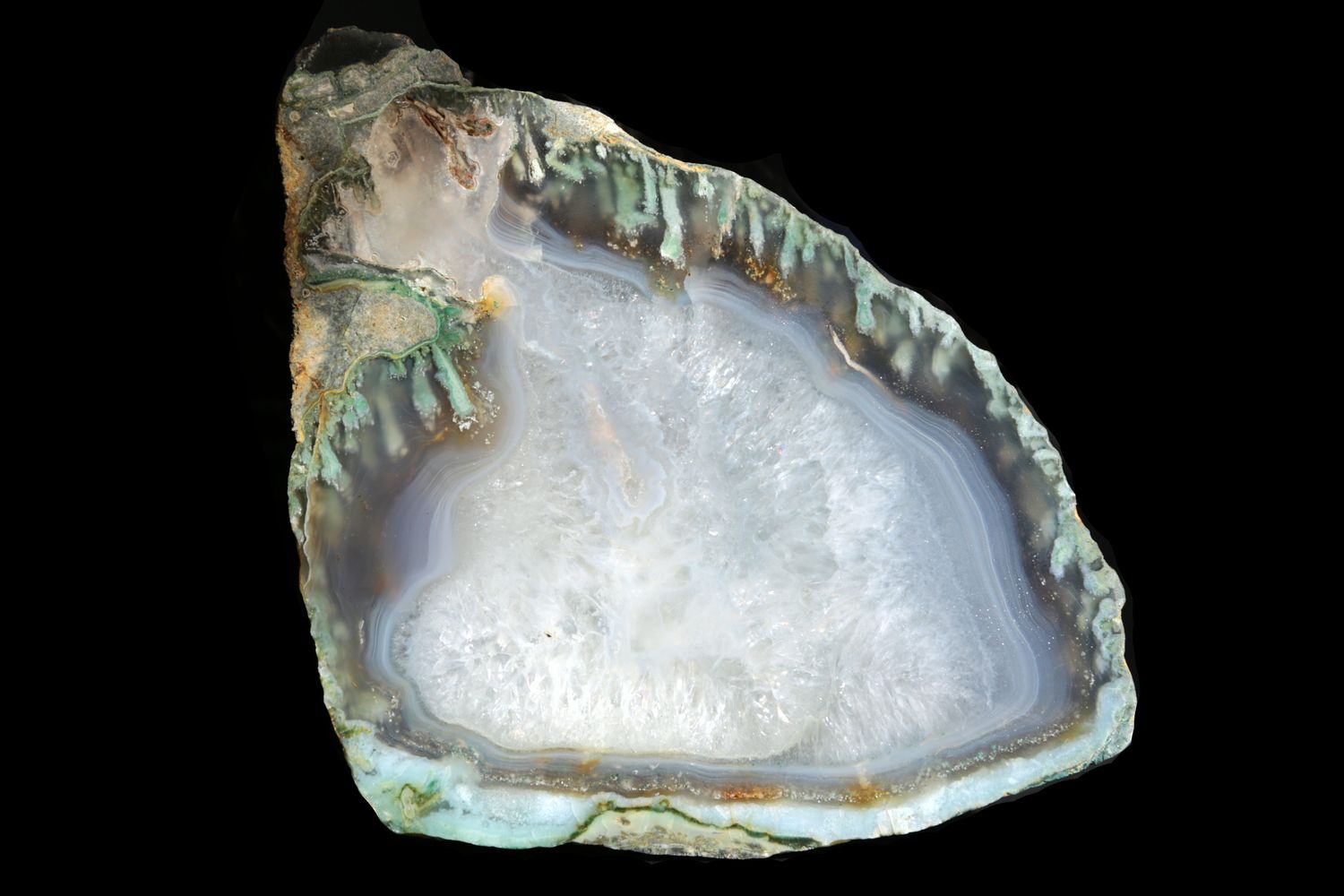 Fortification with Crystal centre and Pyrite inclusions