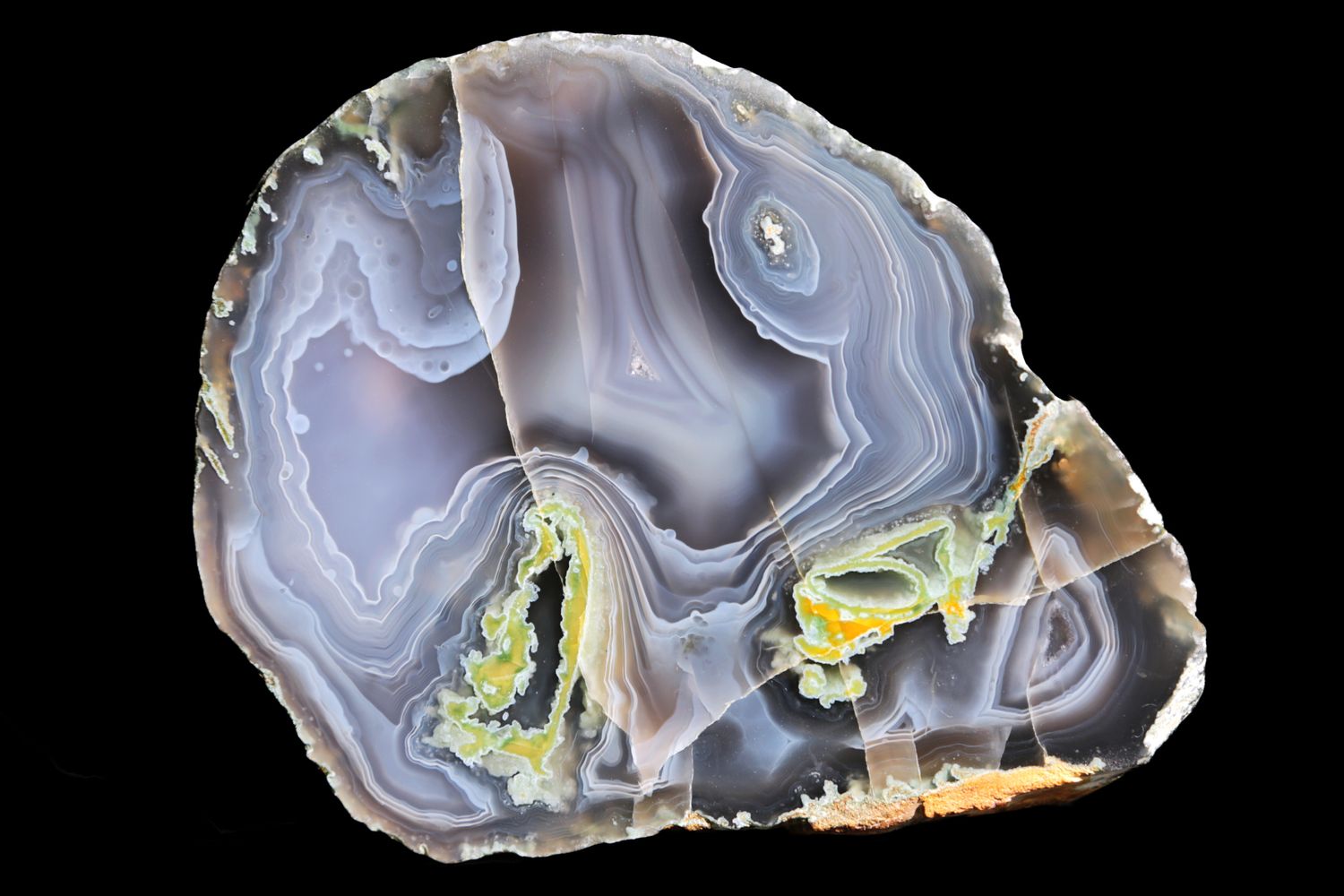 Fortified Agate with Green Moss