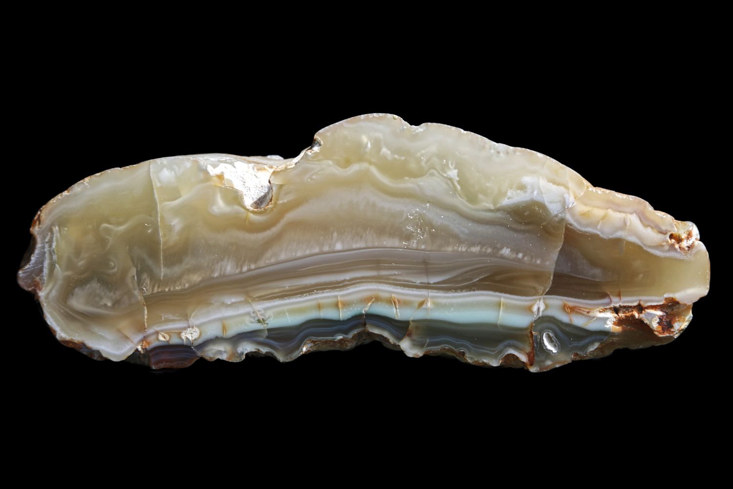 Banded Agate with swirls