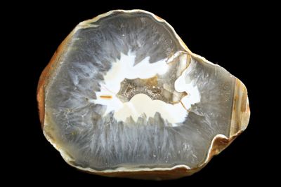 Crystal Agate with a white Agate Floater in the centre