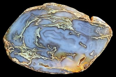 Moss Fortification Agate with small Geodes