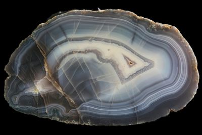 Fortification Agate with Bold Lines (1.983 kg)