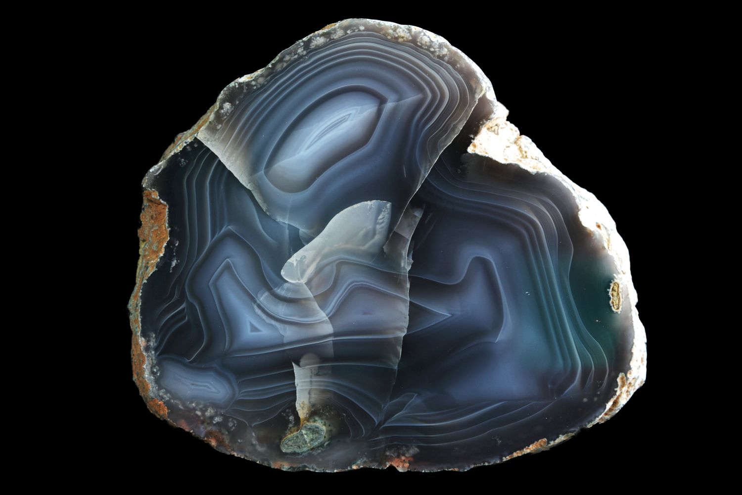 Blue Grey Fortified Agate (1.274 kg)