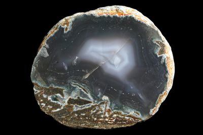 Fortification Agate with Ghosty White Centre & a few inclusions (2.3 kg) Fortification Agate with Ghosty White Centre & a few inclusions (2.3 kg)