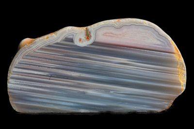 Waterline banded Agate, with Pink banding
