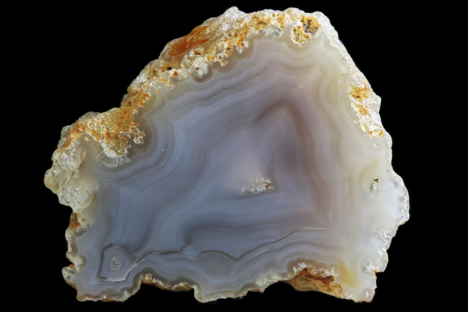 Fortification Agate, concentric lines