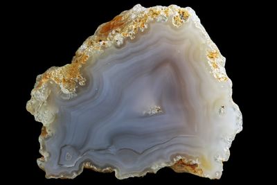 Fortification Agate, concentric lines