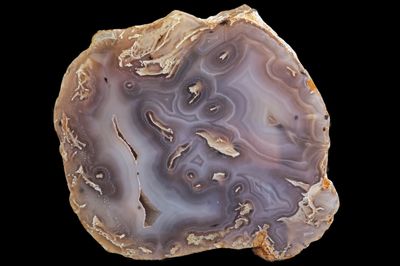 Moss Agate with bulls eyes.  Fortification &amp; Geode (1 kg)