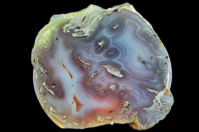 Moss Agate with bulls eyes.  Fortification &amp; Geode (1 kg)