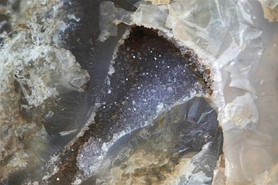 Plummy Moss Aquarium Agate (you can see into it). Geode in the back  Flawless Agate.