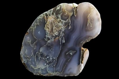 Moss Agate, Grey Fortification, lovely transparency. Flawless