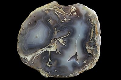 Fortification Agate, Drusy Geode & Spiderweb Moss (1.145 kg) Fortification Agate, Drusy Geode & Spiderweb Moss (1.145 kg)