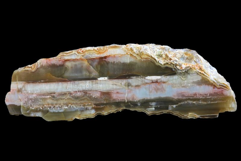RARE Banded Waterline Agate with a scenic pattern (location no longer accessable)