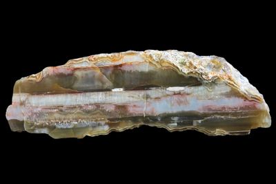 RARE Banded Waterline Agate with a scenic pattern (location no longer accessable)