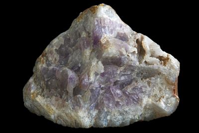 Solid Amethystine Quartz (RARE).  From Canterbury, New Zealand