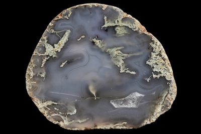 Light Fortification Agate with Mossy inclusions