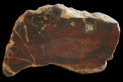 Dense Red Moss Jasper Agate Dense Red Moss Jasper Agate