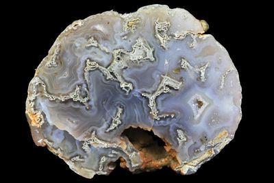 Multi centred Moss Agate with a small Druzy Geode