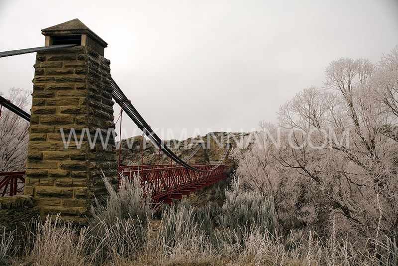 Ophir Bridge in Hoar Frost – Central Otago’s Winter Charm