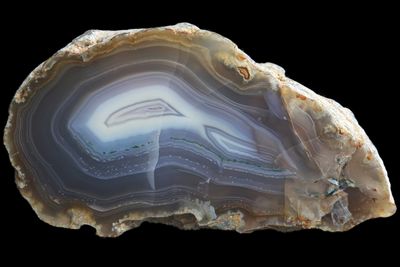 Bold Fortification Agate with a white centre (1.37 kg)