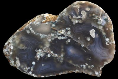 Pom Pom Agate with lots of sparkly Clinoptilolite mineral (1.2 kg)