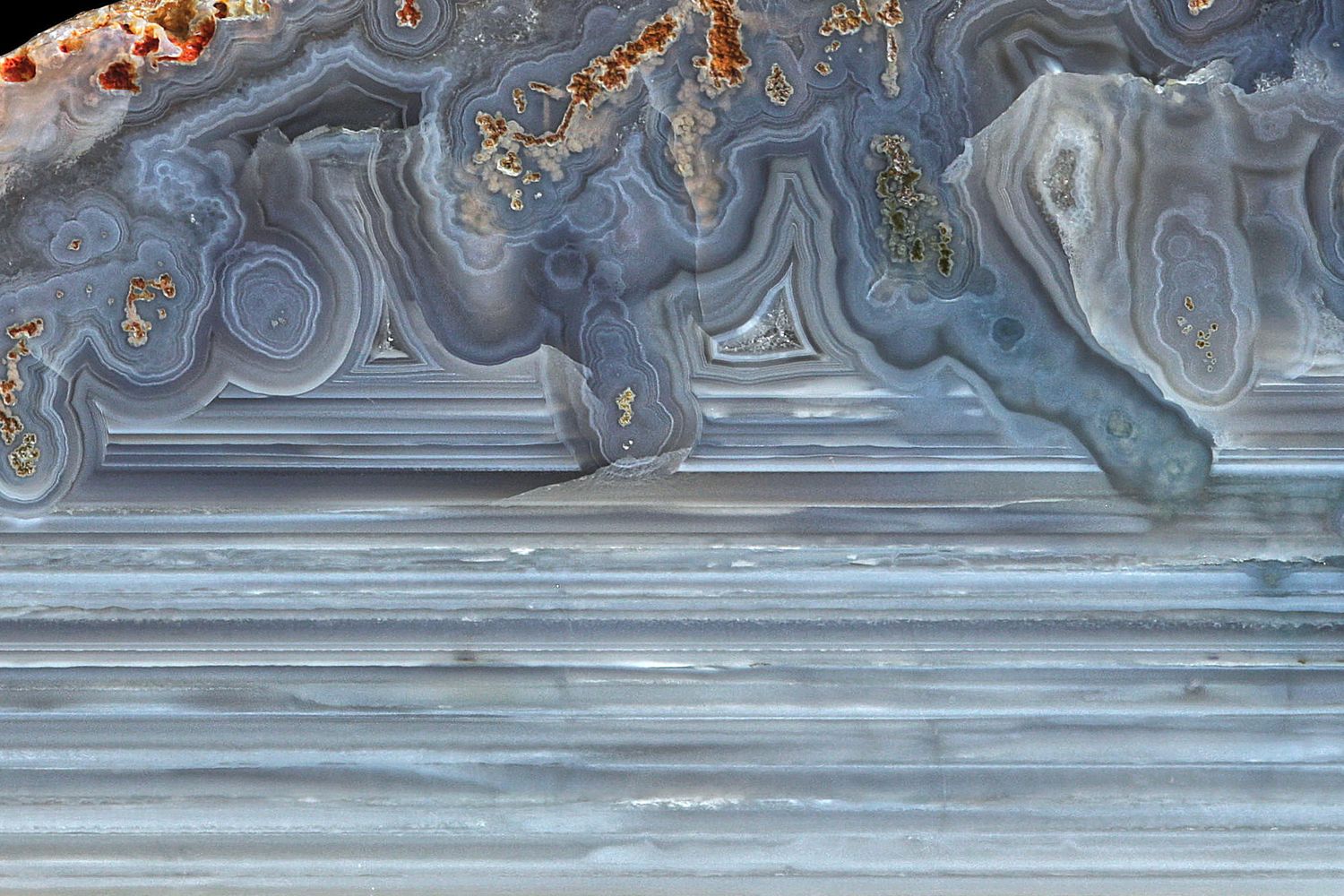 Waterline Agate with Mossy inclusions Photograph