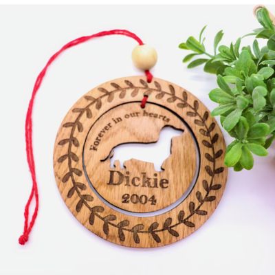 Personalised Silhouettes Pet Memorial Keepsake