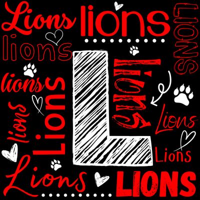 Lions Typography