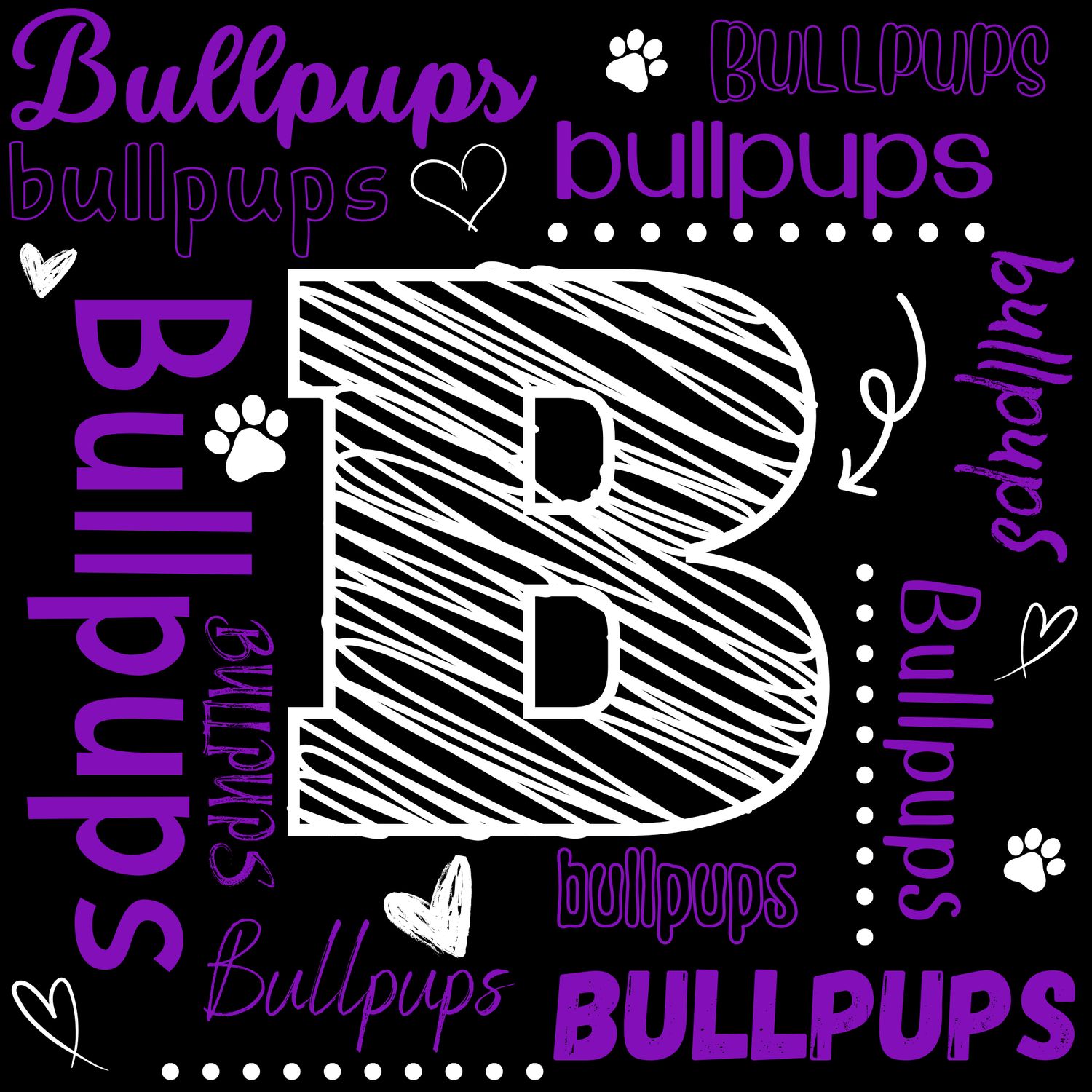 Baldwin Bullpups Typography