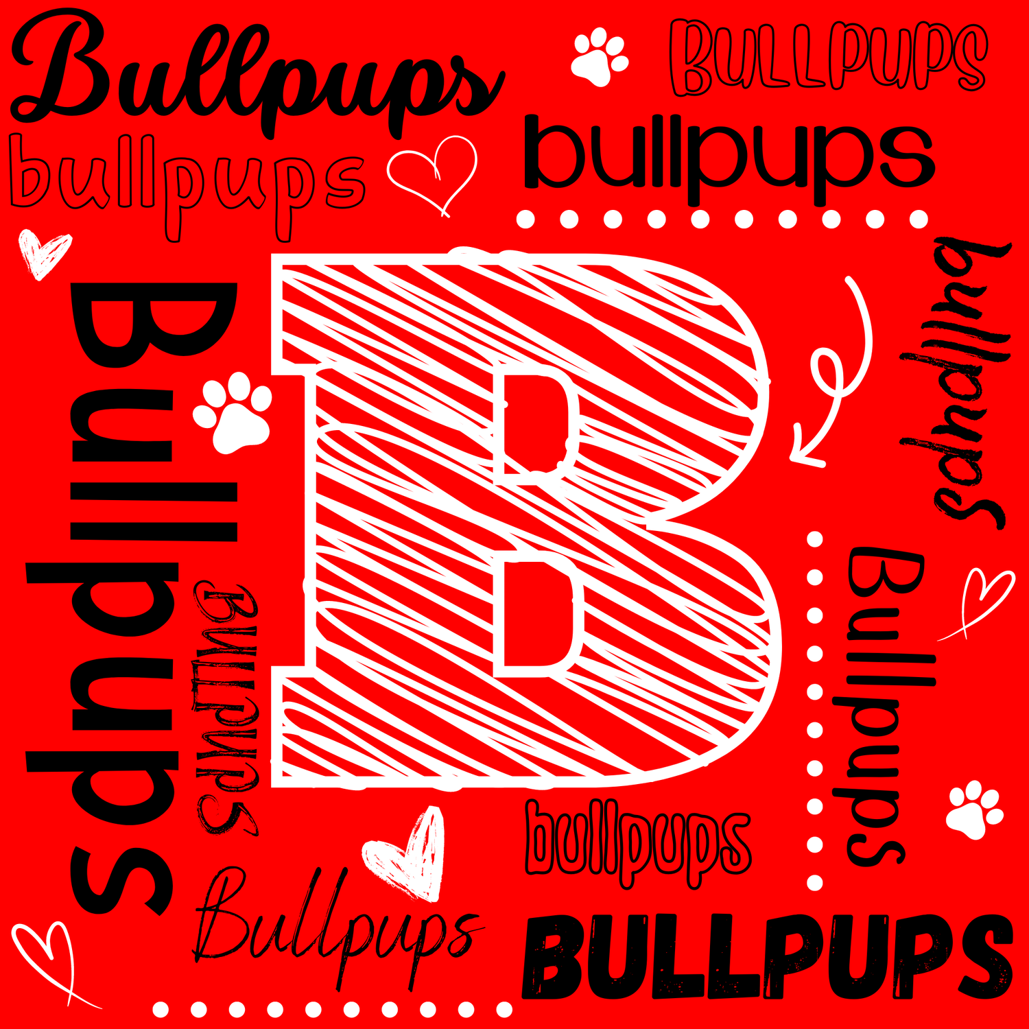 Bullpups Typography