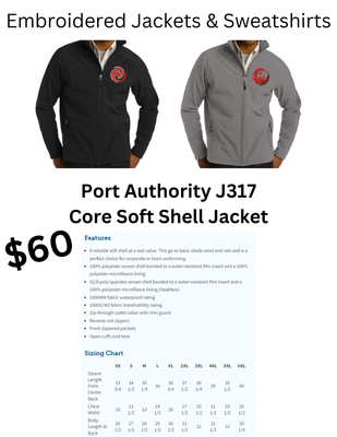 Full Zip Soft Shell Jacket