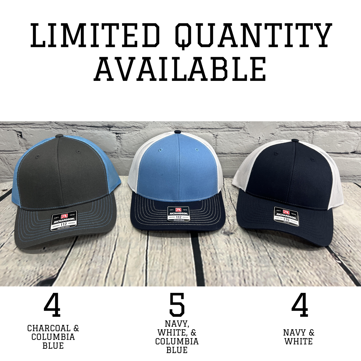 Limited Quantity Hats