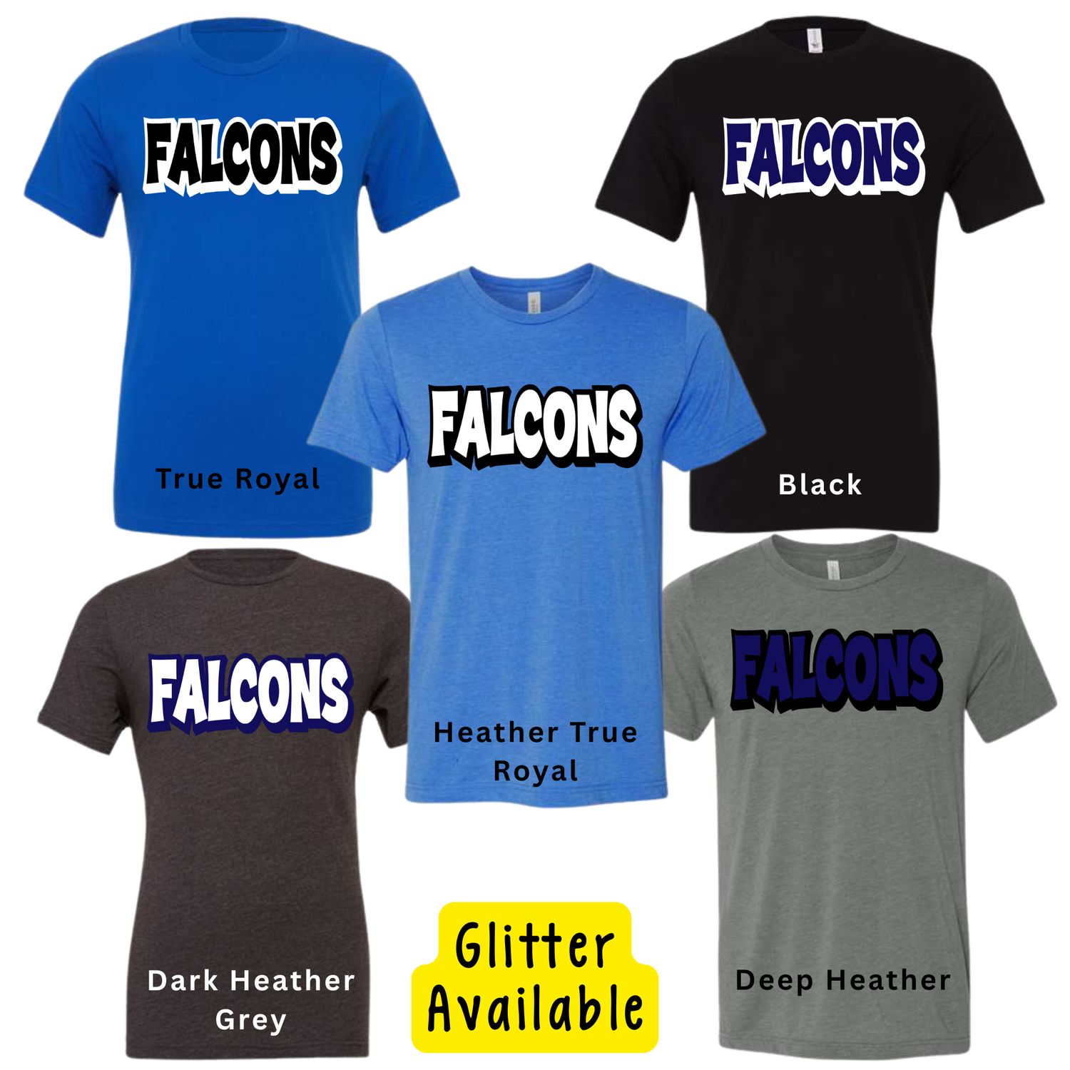 WF Falcons Bold - *Glitter Available