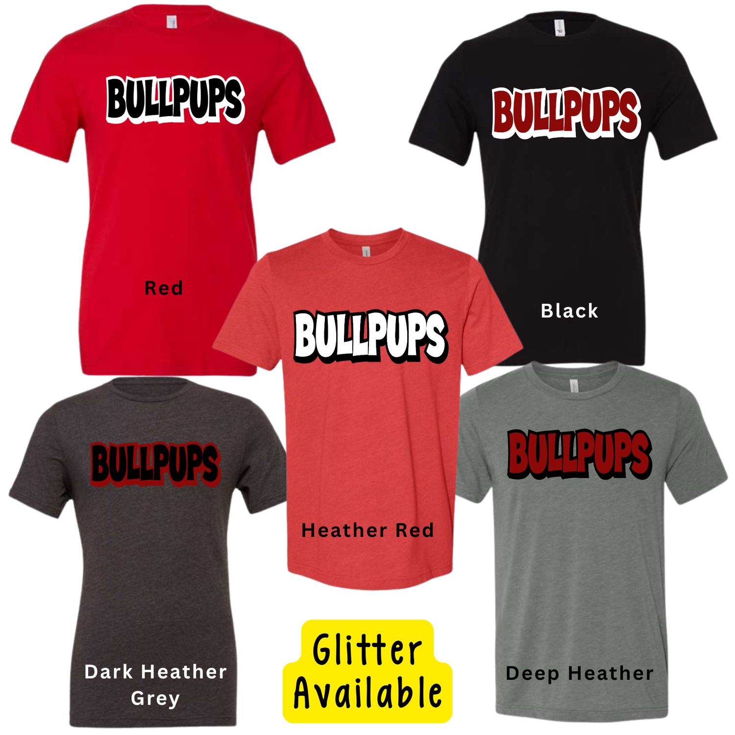 Bullpups Bold - Glitter Available