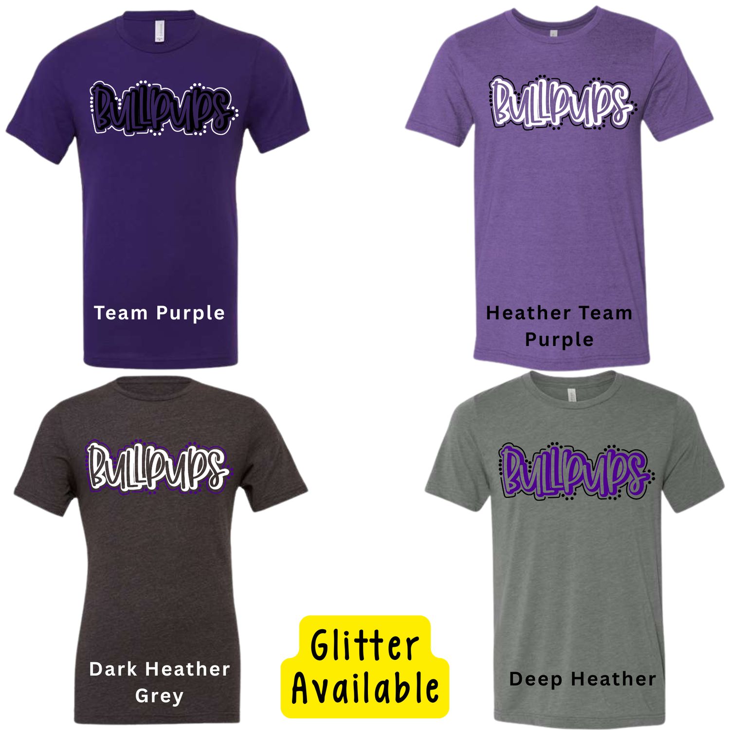 Baldwin Bullpups Dot Outline - Glitter Available