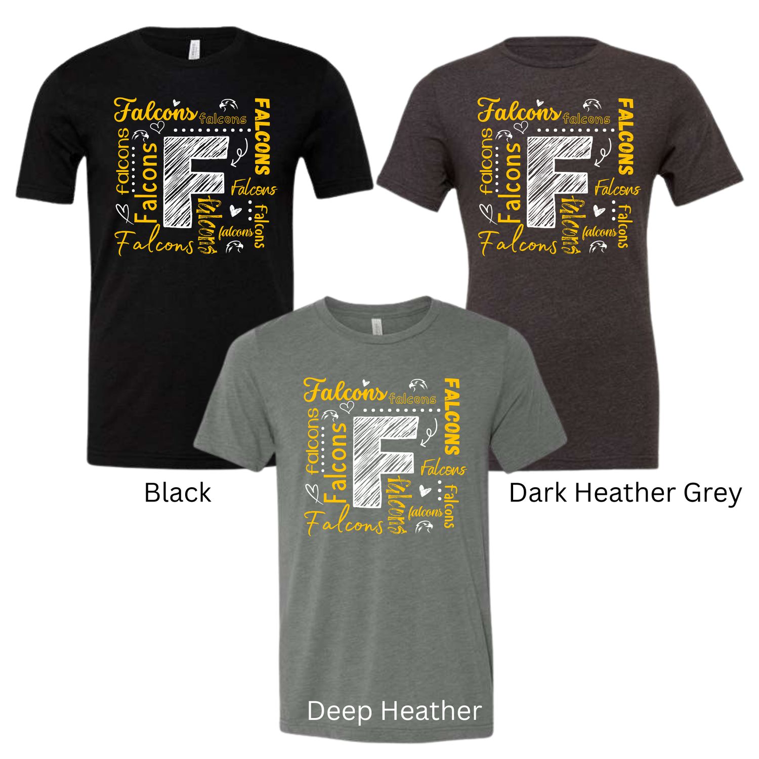 Sunflower Falcons Typography