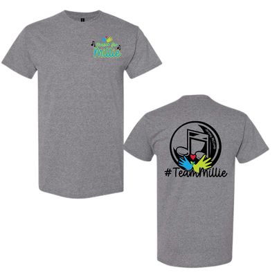 Team Millie- Graphite Grey Shirt
