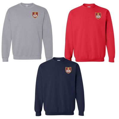 Embroidered Scared Heart Sweatshirt