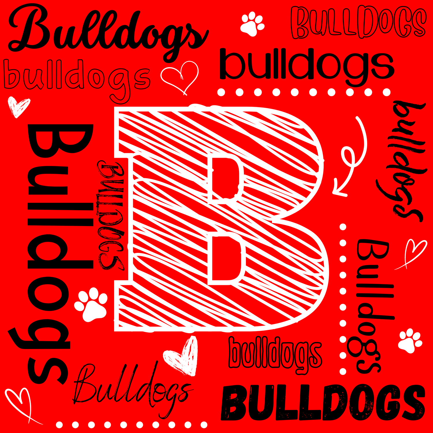 Bulldogs Typography