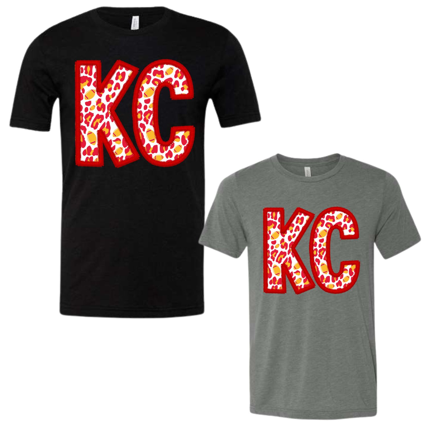 Faux Embroidery KC Red
