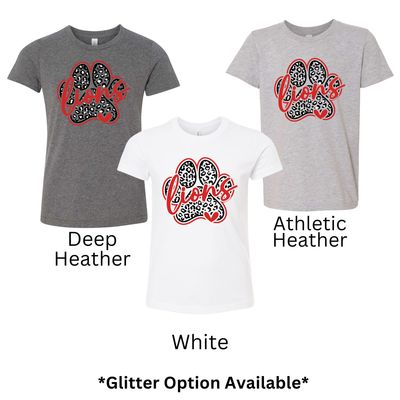 Lion Paw with Heart *Glitter Vinyl Option