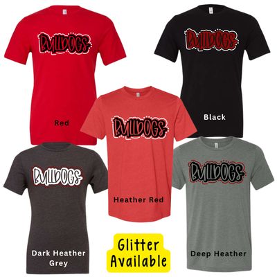 Bulldogs Dot Outline - *Glitter Available