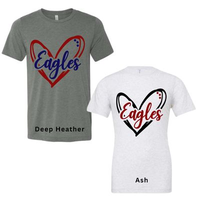 Eagles Heart - Glitter Available