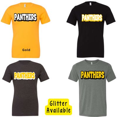Panthers Bold - Glitter Available