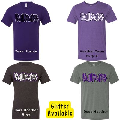 Baldwin Bullpups Dot Outline - Glitter Available