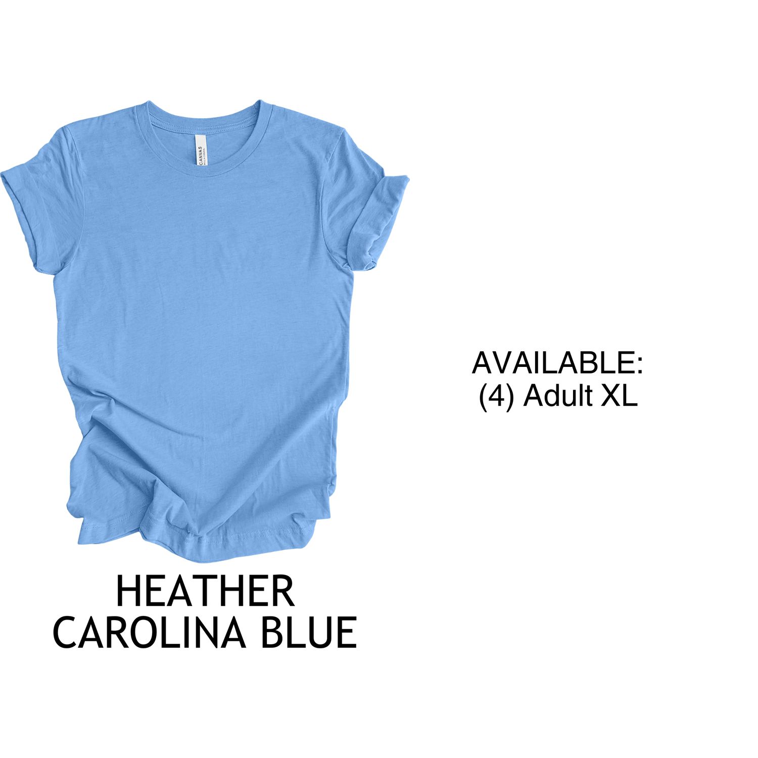 Heather Carolina Blue- Adult XL