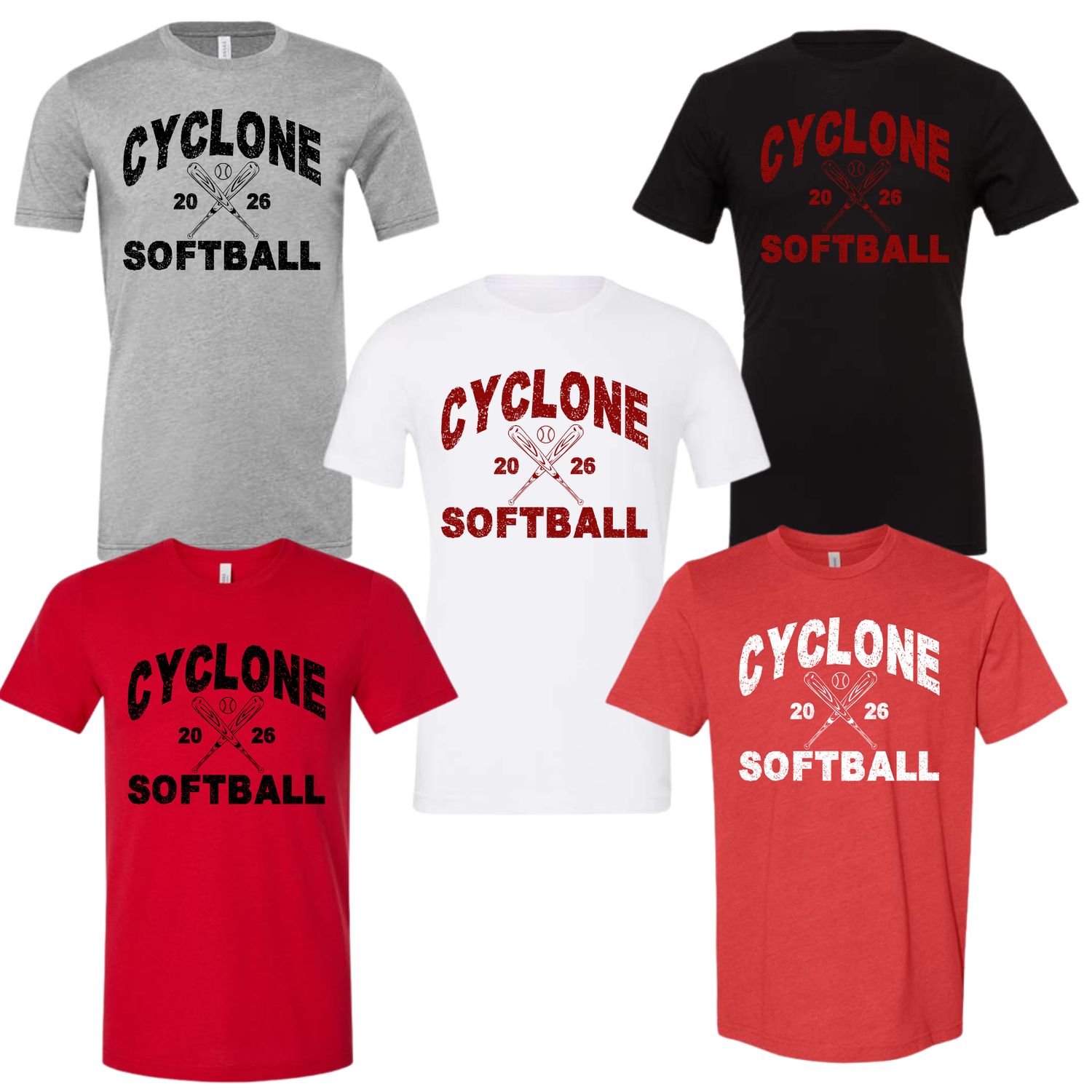 Crossed Bat Cyclone Softball