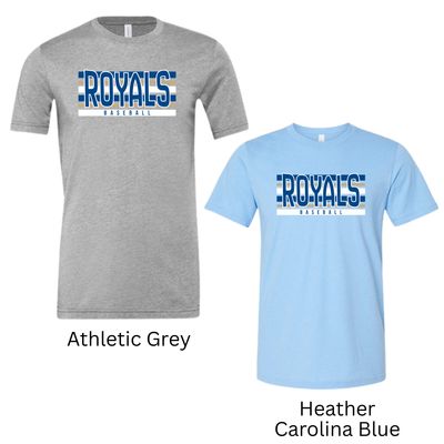 Striped Royals Baseball